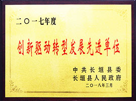 創(chuàng)新驅(qū)動轉型發(fā)展先進單位